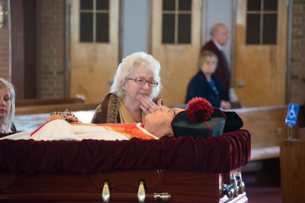 Lois Msgr Shenrock funeral 1
