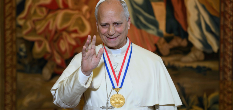 Pope Leo invites Americans to cultivate ‘moral greatness’ as he accepts Liberty Medal